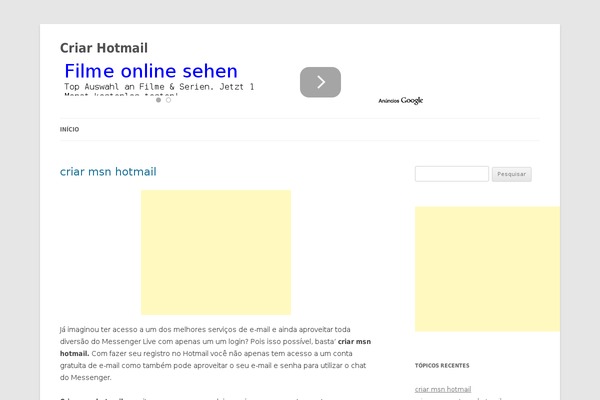 Twenty Twelve theme site design template sample