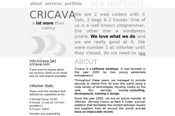 cricava.com site used Cricava