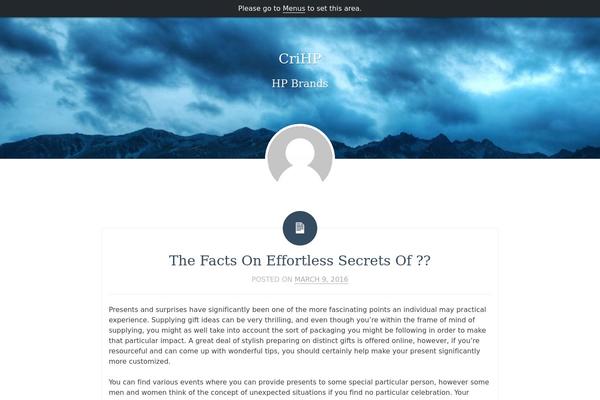 Twenty Thirteen theme site design template sample