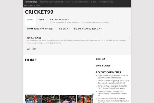 Sahifa theme site design template sample