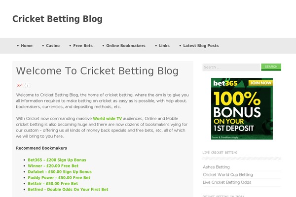cricketbettingblog.com site used Coller
