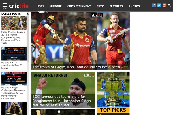criclife.com site used Cricket15