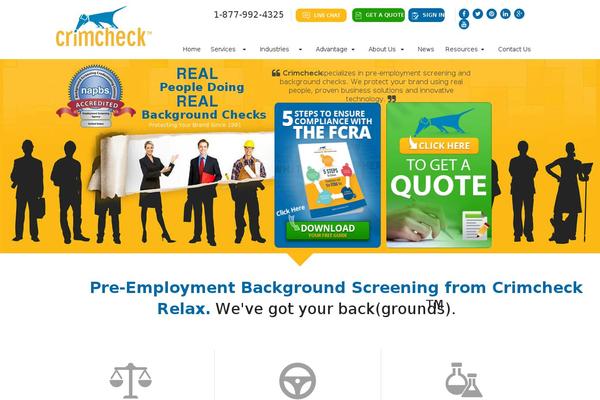 crimcheck.com site used Crimchecking