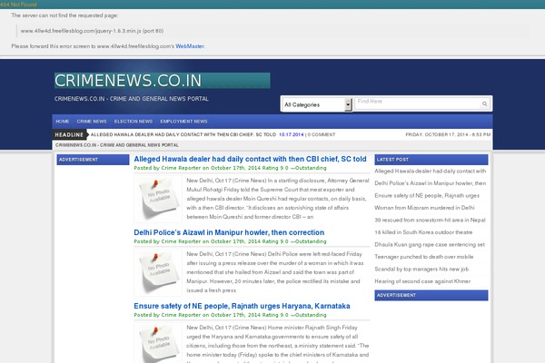 crimenews.co.in site used Nicenews