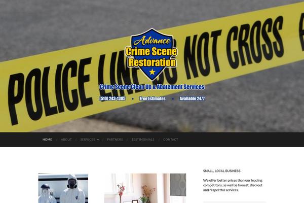 Hemingway theme site design template sample