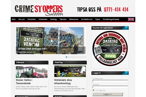 crimestoppers.se site used Crimestoppers