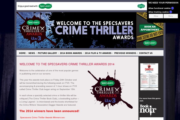 crimethrillerawards.com site used Views_base_crime