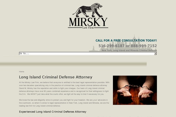 criminalattorneylongislandny.com site used Mirsky