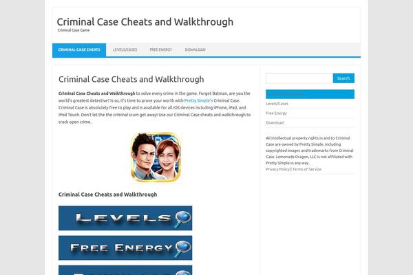 WordPress website example screenshot