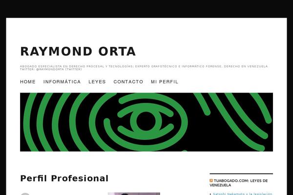 WordPress website example screenshot
