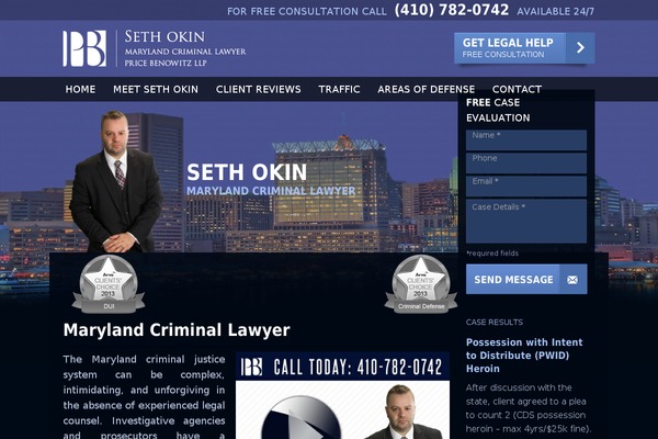 criminallawyermaryland.net site used Pblaw