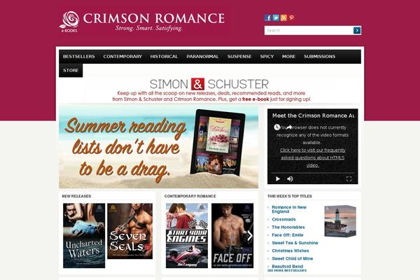 crimsonromance.com site used Fw-twentytwelve
