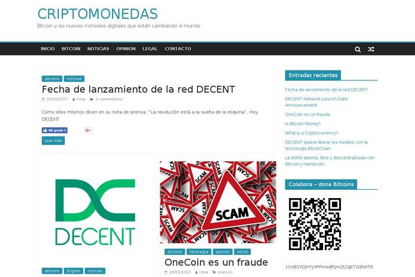 WordPress website example screenshot