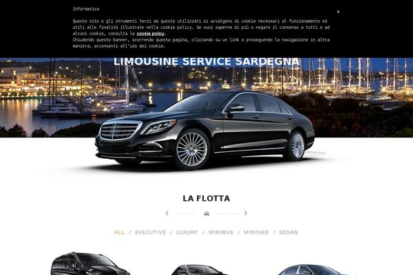 Chauffeur theme site design template sample
