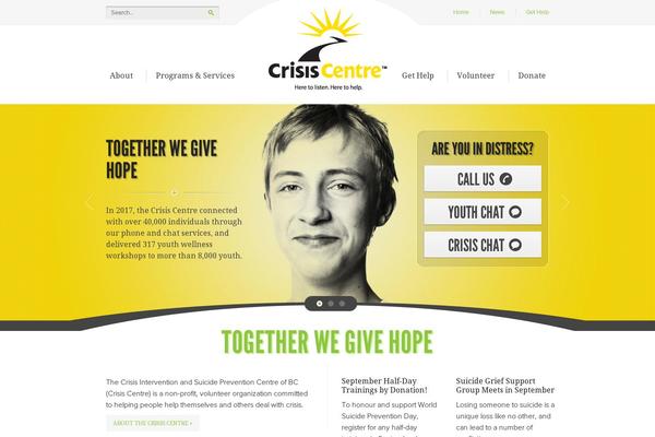 crisiscentre.bc.ca site used Crisiscentre