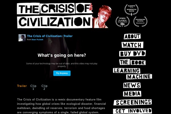 crisisofcivilization.com site used Crisis_theme