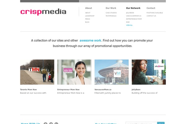 Brandspace theme site design template sample
