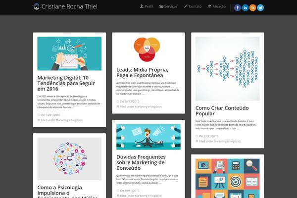 Cheerup-child theme site design template sample