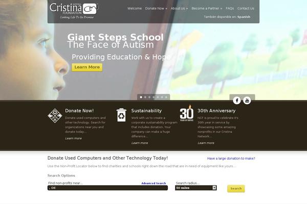 cristina.org site used Greenearth-child