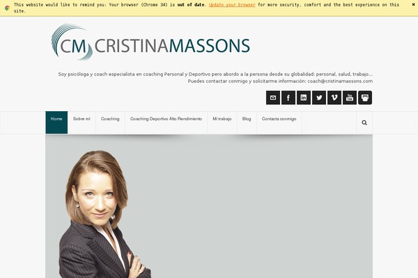 cristinamassons.com site used Kayla