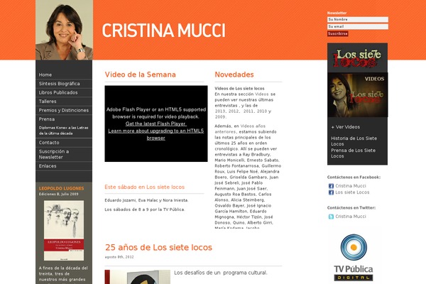 cristinamucci.com.ar site used Cristina-mucci