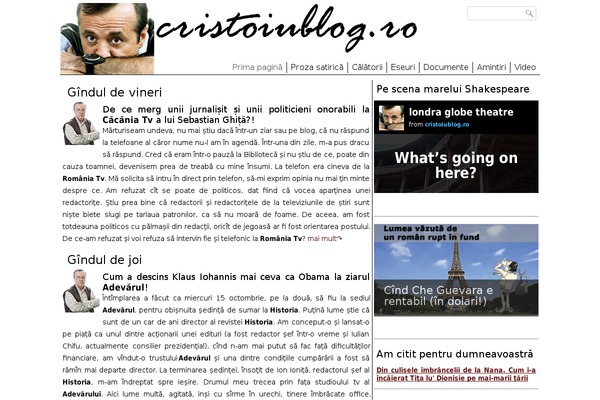 cristoiublog.ro site used Cristoiublog3.2