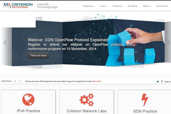 WordPress website example screenshot