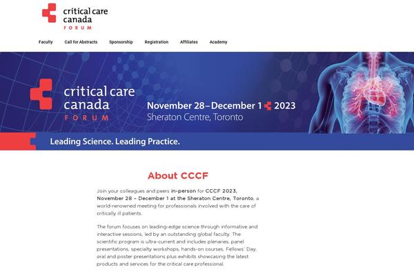 criticalcarecanada.com site used Cccf