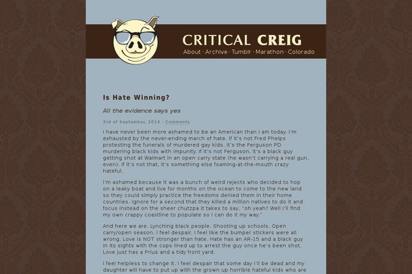 criticalcreig.org site used Pii