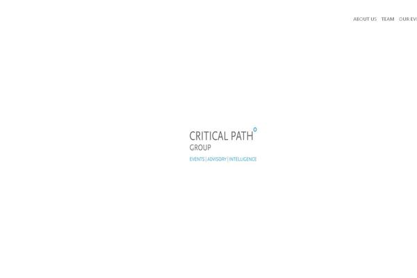 criticalpathgroup.com site used Criticalpath