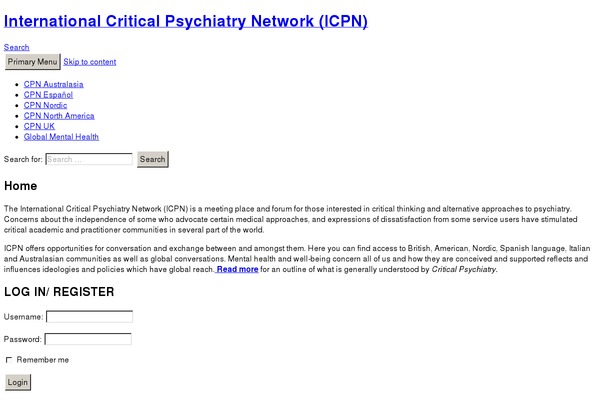 criticalpsychiatry.net site used Start-blogging