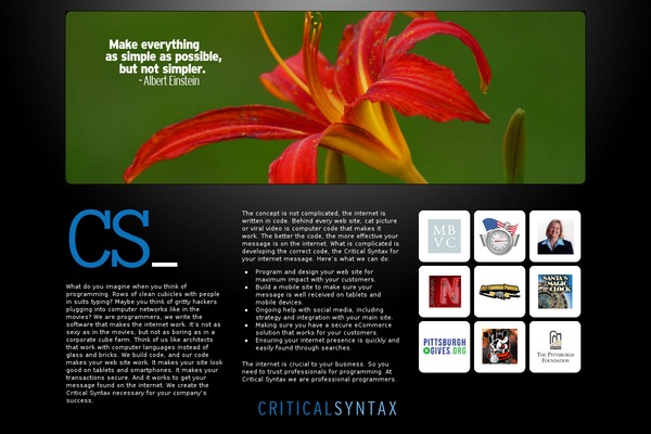 criticalsyntax.com site used Critical_syntax_template