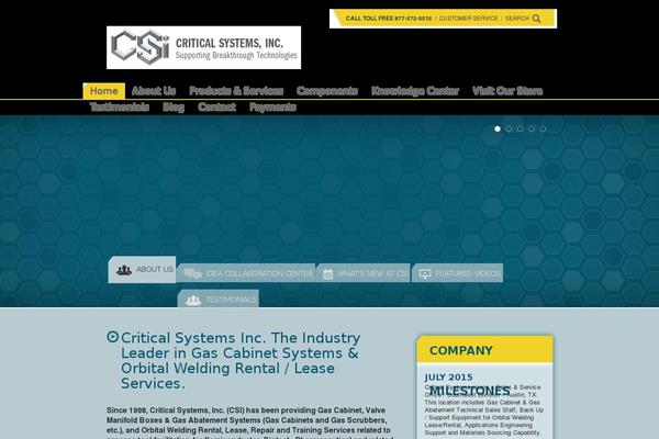 criticalsystemsinc.com site used Critical-systems