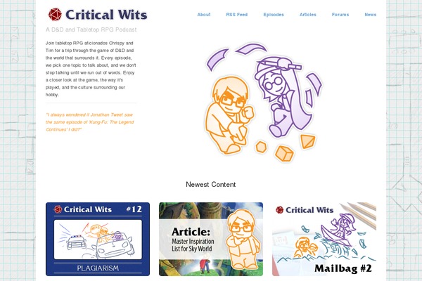 criticalwits.info site used Hatch-pro