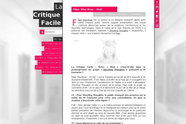critiquefacile.fr site used Critique_facile