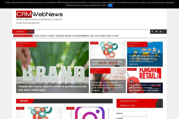 Daily-news theme site design template sample