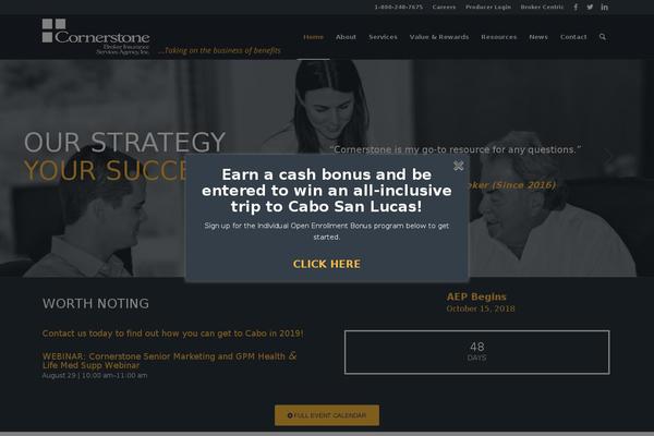 Enfold theme site design template sample