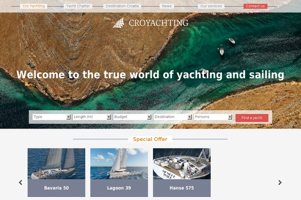 cro-yachting.com site used Croyachting
