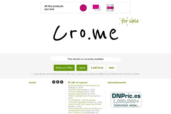 cro.me site used Divi-3