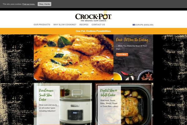 crockpoteurope.com site used Crockpot-2016