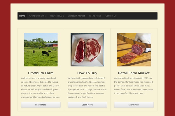 croftburnfarm.com site used Seed