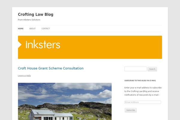 WordPress website example screenshot