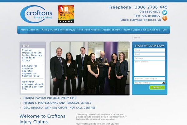 WordPress website example screenshot