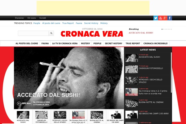 cronacavera.it site used Internationalpost-codebase