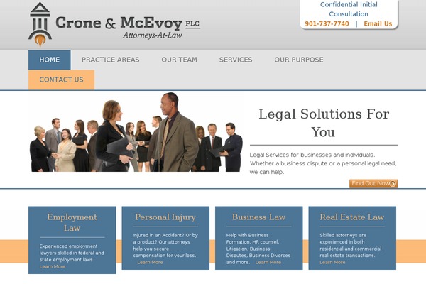 cronemcevoy.com site used Overtime