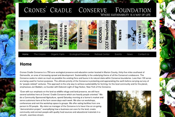 cronescradleconserve.org site used Sliding Door