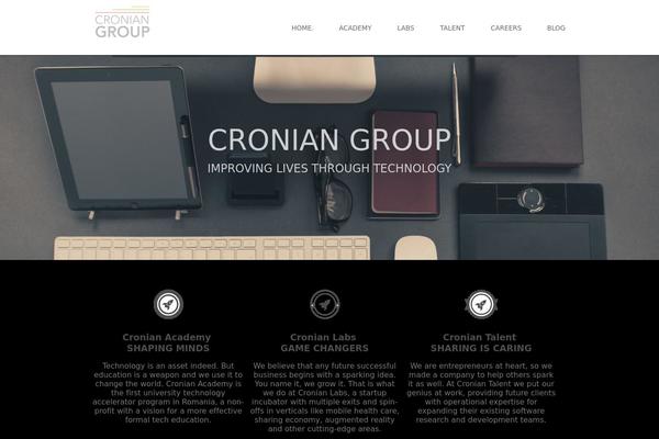 croniangroup.com site used Sparkling