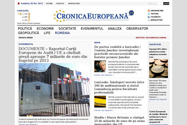 cronicaeuropeana.ro site used Ce