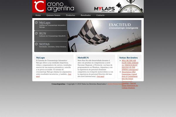 cronoargentina.com.ar site used Cronoarg