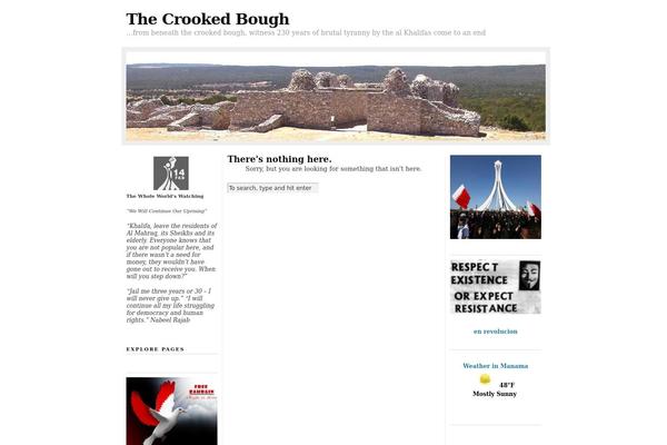 crookedbough.com site used Neoclassic